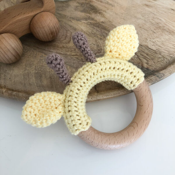 anneau dentition bébé crochet girafe